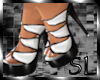 [SL] white fox shoes
