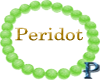 ~P~Anklet Peridot Left