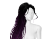 blk/pp pony tail hair
