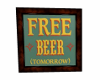 free beer sign