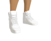 white sneakers
