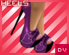 ~DV~Diamond Heels Purple