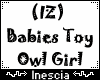 (IZ) Baby Toy Owl Girl
