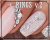 * Diamond Nails +Rings 2