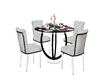 AMwhite dining table