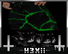 Cracked Shorts Green