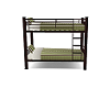 Green and Brown Bunk Bed
