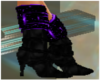 purple magical boots