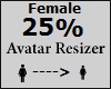 Avatar Scaler 25%