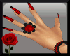 Red N Black Pearl Ring