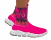 Pink Socks Sneakers