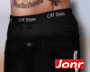 OS Black Jean Shorts