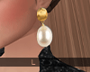 * Pearl Gold Earings