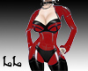 Latex Dress red