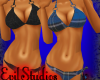 Bikini Blue Plaid