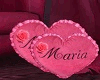 (R) Maria heart pillows