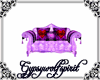 pink & purple cudle sofa