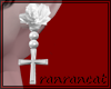 +earring white rose