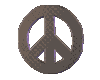 3D Spinning Peace Sign