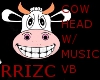 COW HEAD W/ VB