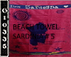[G]BEACH TOWEL SARDI #5
