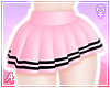 A| Pink Pleated Skirt