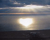 Ocean Heart Sunset