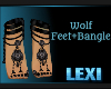 Wolf Feet+Bangle