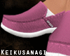 [K] Pink Slip On Shoes