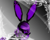 Purple Star Bunny Tail