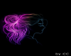 Neon Girl Transparent