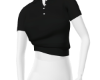 black polo shirt