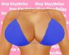 Summer Blue Bikini Top