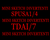 MINI SKETCH DIVERTENTI D