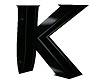 black letter K