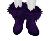 Purple Fur Boots