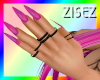 Pink Hand Ring Nails BC