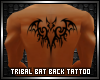 Tribal Bat Back Tattoo