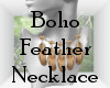 Boho Feather Necklace