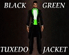 Black Green Tuxedo Jacke