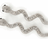 Diamond Snake Earring