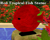 Red Tropical Fish Statue