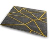 SN Geometric grey rug