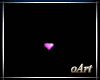 Particles hearts pink