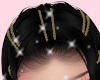 ! Gold hairclips