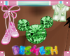 Mickey Emerald Earrings