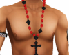 Rosary RED and BLACK