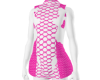 Pinky Fishnet Dress