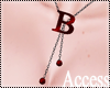A. Letter B Necklace