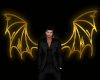 Gold Neon Wings